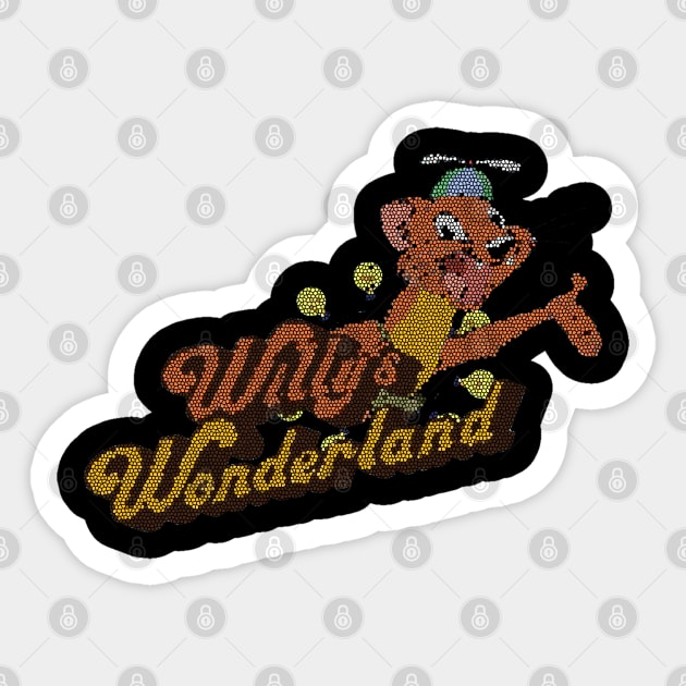 Willy's Wonderland Halfton Sticker by supercute